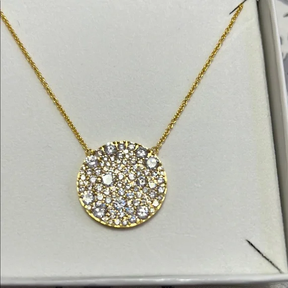 Elegant Gold and Silver Pendant Necklace by Jennifer Miller - Picture 2 of 4